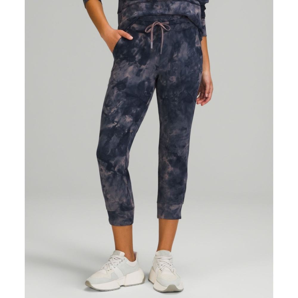 Lululemon Ready to Rulu Jogger Crop Joggers Size 4 diamond dye lunar rock navy